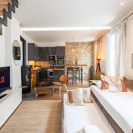 Amazing Loft In The Vibrant Area Near The Famous Bastille's Place Apartment Paris